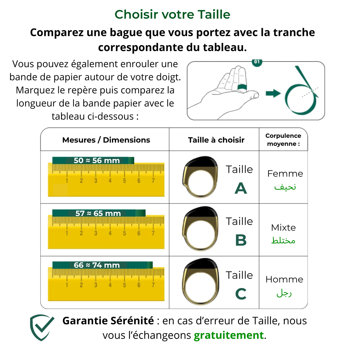 Misbaha ☪ Digital｜Dhikr & Tasbih - Bague Connectée Islam