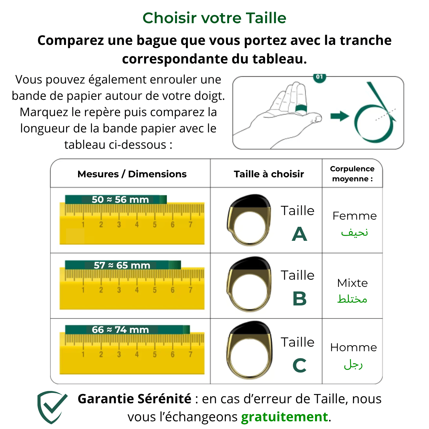 Misbaha ☪ Digital｜Dhikr & Tasbih - Bague Connectée Islam