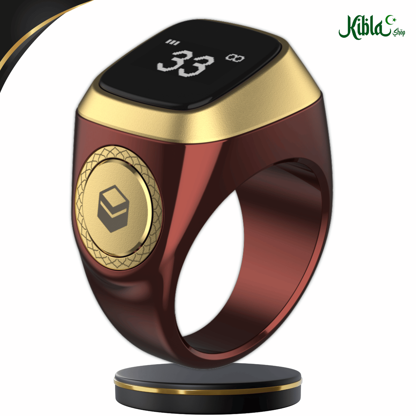 Misbaha ☪ Digital｜Dhikr & Tasbih - Bague Connectée Islam